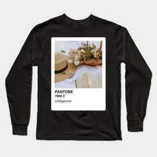 Pantone Cottagecore Aesthetic Sticker and Phone Case Long Sleeve T-Shirt